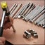 Leather Stamping Kit Metal Punch Tool Pottery Stamps DIY Clay Ceramics Stamp Carousel 4