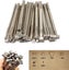 Leather Stamping Kit Metal Punch Tool Pottery Stamps DIY Clay Ceramics Stamp Carousel 6