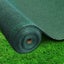 Instahut 90% Sun Shade Cloth Shadecloth Sail Roll Mesh 3.66x20m 195gsm Green Carousel 6