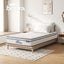 Bedra Boucle Mattress Single Bed Memory Foam Pocket Spring Euro Top Medium Firm Carousel 8