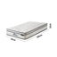 Bedra Boucle Mattress Single Bed Memory Foam Pocket Spring Euro Top Medium Firm Carousel 10