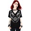 Restyle - Black Pagan Top - Womens T-Shirt Carousel 1