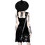 Restyle - TRIPLE GODDESS - Black Velvet Dress Carousel 2