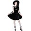 Restyle - TRIPLE GODDESS - Black Velvet Dress Carousel 3