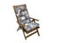 Adirondack Chair Cushion Water Resistant High Back Lounge Chair Pad Grey Carousel 1