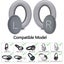 Pair of Replacement Ear Pads Cushions for Bose QC35 QC35ll -Light Grey Carousel 3