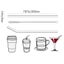 10Pcs Glass Reusable Drinking Straws Set with Cleanging 2Pcs Brushes Carousel 2