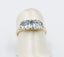9ct Gold Blue Topaz & Diamond ring SYR7986BT Carousel 3