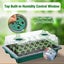 Seed Starter Tray with Grow Light, 40 Cells Seed Starter Kit Carousel 10