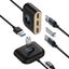 USB 3.0 Hub 4-Port USB Hub USB Splitter USB Expander for Laptops Flash Drive HDD Carousel 5