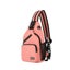 Crossbody Sling Backpacks Sling Bag for Men Women Hiking Daypack with Earphone H Carousel 4