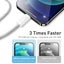 20W Braided USB-C to iPhone / iPad Fast Charge Cable - White | Baseus Dynamic... Carousel 4