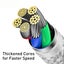 20W Braided USB-C to iPhone / iPad Fast Charge Cable - White | Baseus Dynamic... Carousel 7
