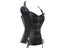 Leather Gather Waist Fashion Slim Fit Halt Top Palace Corset Women Coffee Black Carousel 6