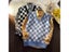 Men's V-neck Loose Plaid Knitting Jumpers For Students Harajuku Korean Preppy Carousel 5