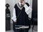 College Men's Couples Patchwork V-neck Sleeveless Knit Sweater Jumpers For Carousel 6
