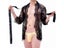 CLEVER-MENMODE Lace Short Robe Men Sexy Perspective Pyjama Nightwear Carousel 6