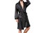 Men Satin Bathrobe With Belt Adults Contrast Color Long Sleeve V-neck Night Carousel 6