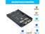 Metal Case Dual B M Key M.2 NGFF SSD To 2.5 SATA 6Gb Adapter Card With Carousel 7