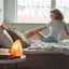 Milano Led Salt Crystal Lamp Dark Base Carousel 4