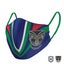 New Zealand NZ Warriors NRL Large Adult Reversible Washable Face Mask Carousel 3