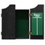 SHOT DARTS Bandit Duro Bristle Dart Board + Black Solid Wood Cabinet + Darts Carousel 5