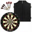 Winmau Blade 6 TRIPLE CORE Dart Board + Black Solid Wood Cabinet + Darts Set Carousel 1