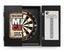 Winmau PRO SFB Dart Board + Welcome to the Man Cave Dartboard Cabinet + Darts Carousel 1