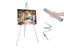 160cm Foldable Easel Stand Metal Art Easel Tripod Poster Display Stand - Silver Carousel 1