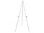 160cm Foldable Easel Stand Metal Art Easel Tripod Poster Display Stand - Silver Carousel 2