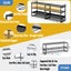Heavy Duty Tool Storage Power Tools Organizer Cabinet Rack New Carousel 6