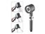 3 Modes High Pressure Shower Head Set Bathroom Accessories with Hose and Bracket Carousel 3
