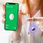 4pcs Airtag Holder Silicone Protective Case Shockproof Holder Key Chain Accessor Carousel 4