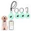 4pcs Airtag Holder Silicone Protective Case Shockproof Holder Key Chain Accessor Carousel 7