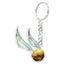 Harry Potter Metal Keyring Golden Snitch Design Automotive Emblem Carousel 1