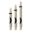 SHOT DARTS Eagle Claw Dart Shaft Stem Bone White with Silver Ring Carousel 1
