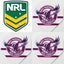 NRL Manly Sea Eagles Dart Board Dart Flights Carousel 1