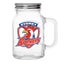 Sydney Roosters NRL TEAM Glass Mason Jar With Handle Carousel 1