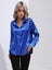 Satin Women Shirt Long Sleeve Solid Blouse Casual Autumn Winter Lapel Carousel 7