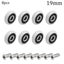 8Pcs Bath Cabinet Roller Wheel Shower Room Accessories Bearing Roller Carousel 1