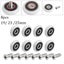 8Pcs Bath Cabinet Roller Wheel Shower Room Accessories Bearing Roller Carousel 2