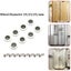 8Pcs Bath Cabinet Roller Wheel Shower Room Accessories Bearing Roller Carousel 3