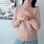 Thicken Velvet Turtleneck Sweater Women Korean Fashion Lined Warm Carousel 5