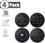 Wall Protector Door Stoppers 4 Pack Self adhesive Rubber Bumper For Door Handle Carousel 2