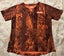 Hunting and Fishing - Orange Camo Short Sleeve Fleece Top - L/ Sz 14 Carousel 1