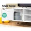 Artiss Tv Cabinet Entertainment Unit Stand Wooden Scandinavian 120cm White Carousel 3