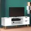 Artiss Tv Cabinet Entertainment Unit Stand Wooden Scandinavian 120cm White Carousel 6