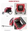 Dog Cat Bike Trailer Pram Foldable Pet Bicycle Trailer Medium 2-in-1 Carousel 4