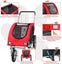 Dog Cat Bike Trailer Pram Foldable Pet Bicycle Trailer Medium 2-in-1 Carousel 11