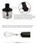 New 800W Portable Stick Hand Blender Mixer Food Beater Set Stainless Steel Carousel 3